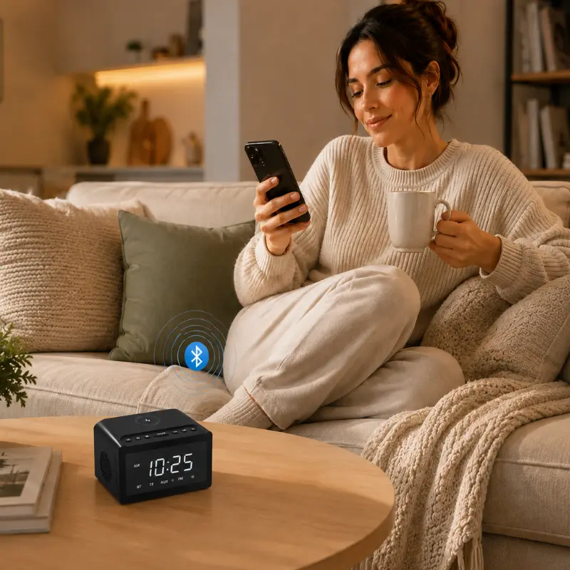 Głośnik HF18W z Bluetooth microSD USB i wejściem AUX